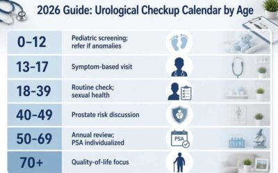 2026 Urological Screening and Checkup Schedule by Age Group